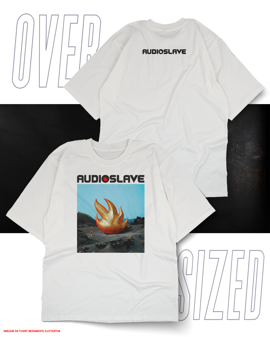 Oversized Unissex - Audioslave 