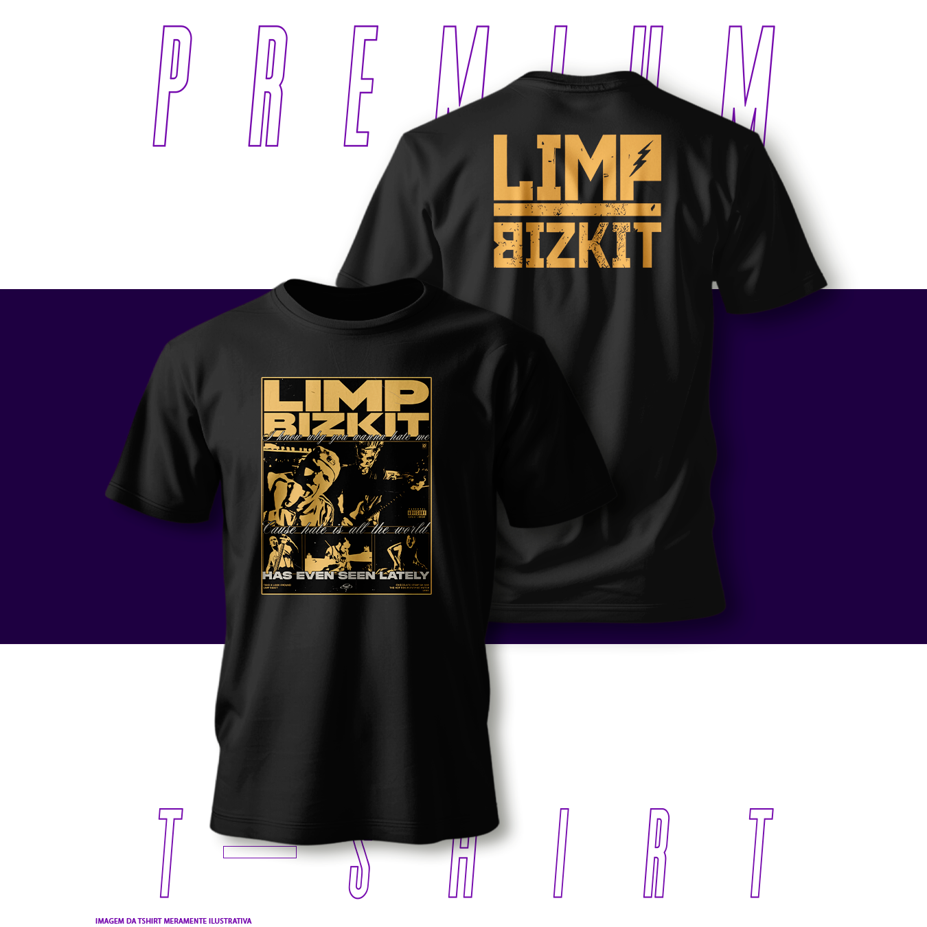 Camiseta Premium - LimpBizkit