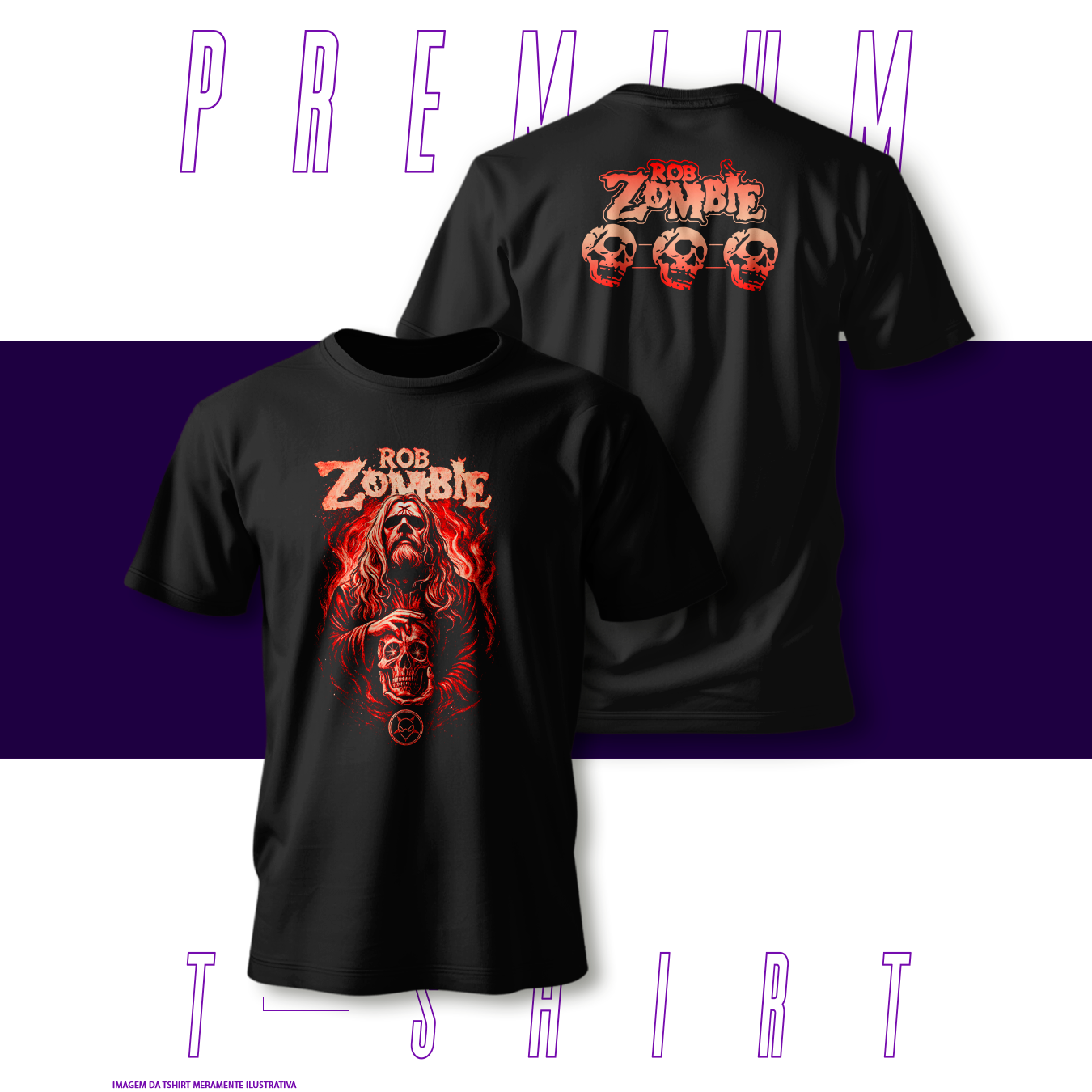 Camiseta Premium - Rob Zombie