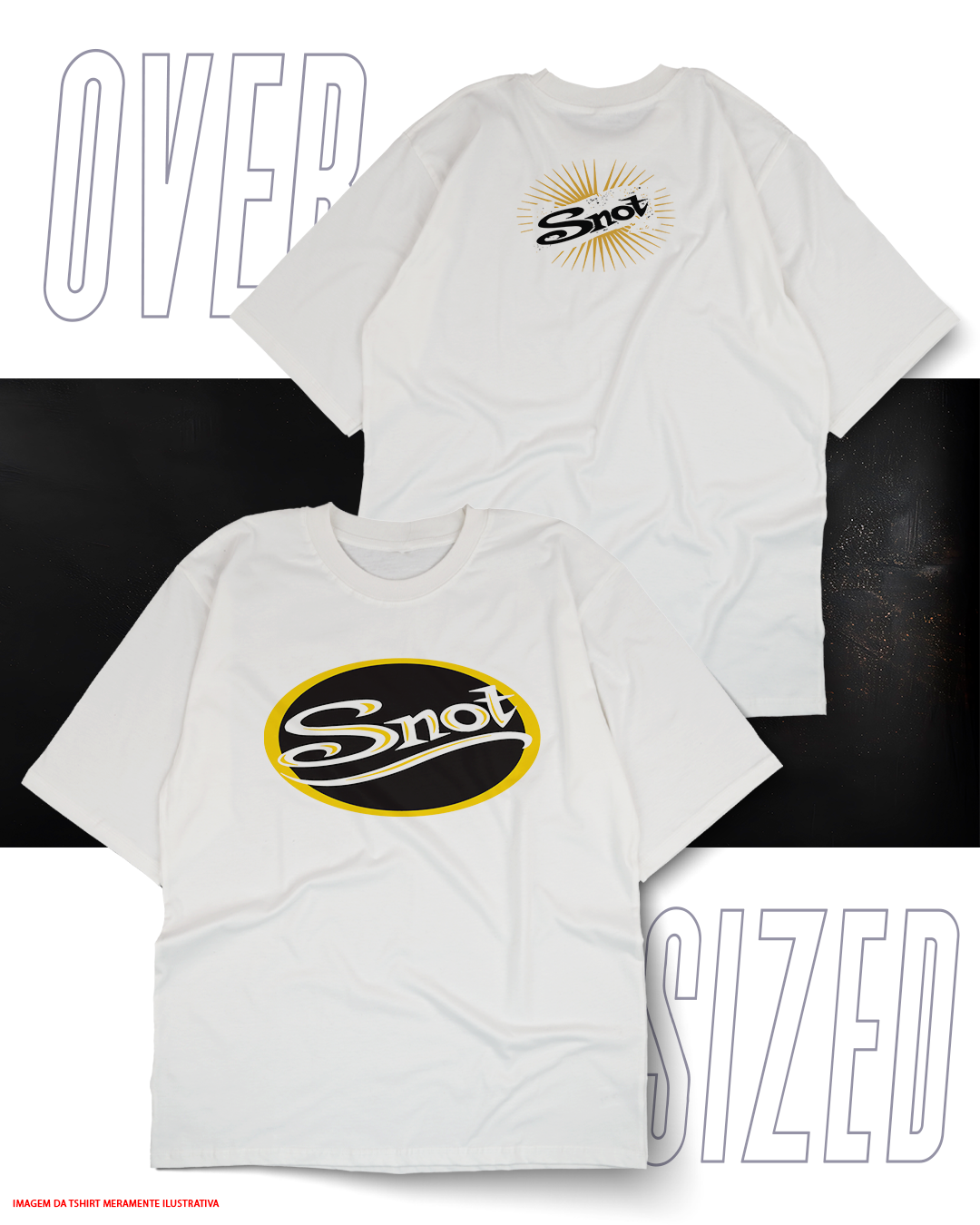 Oversized Unissex - Snot