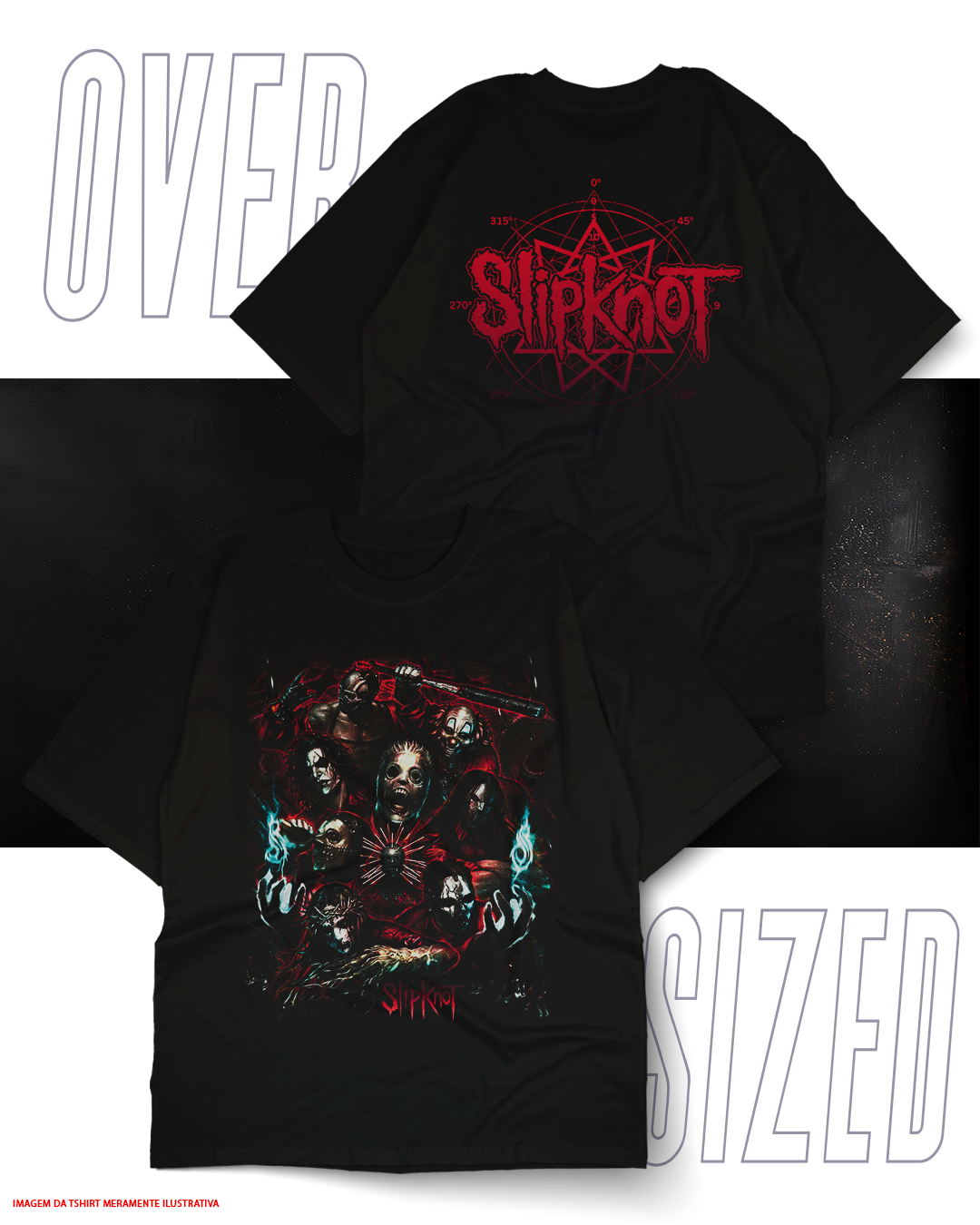 Oversized Unissex - Slipknot