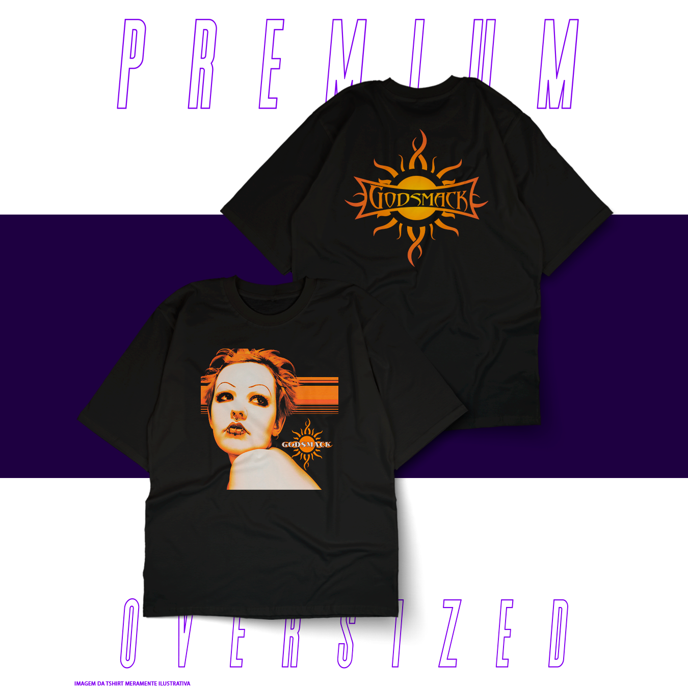 Oversized Unissex - Godsmack