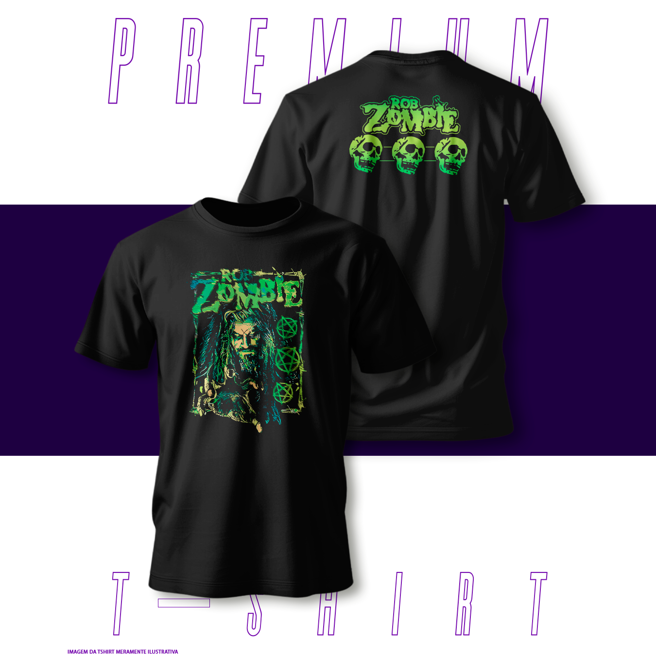 Camiseta Premium - Rob Zombie
