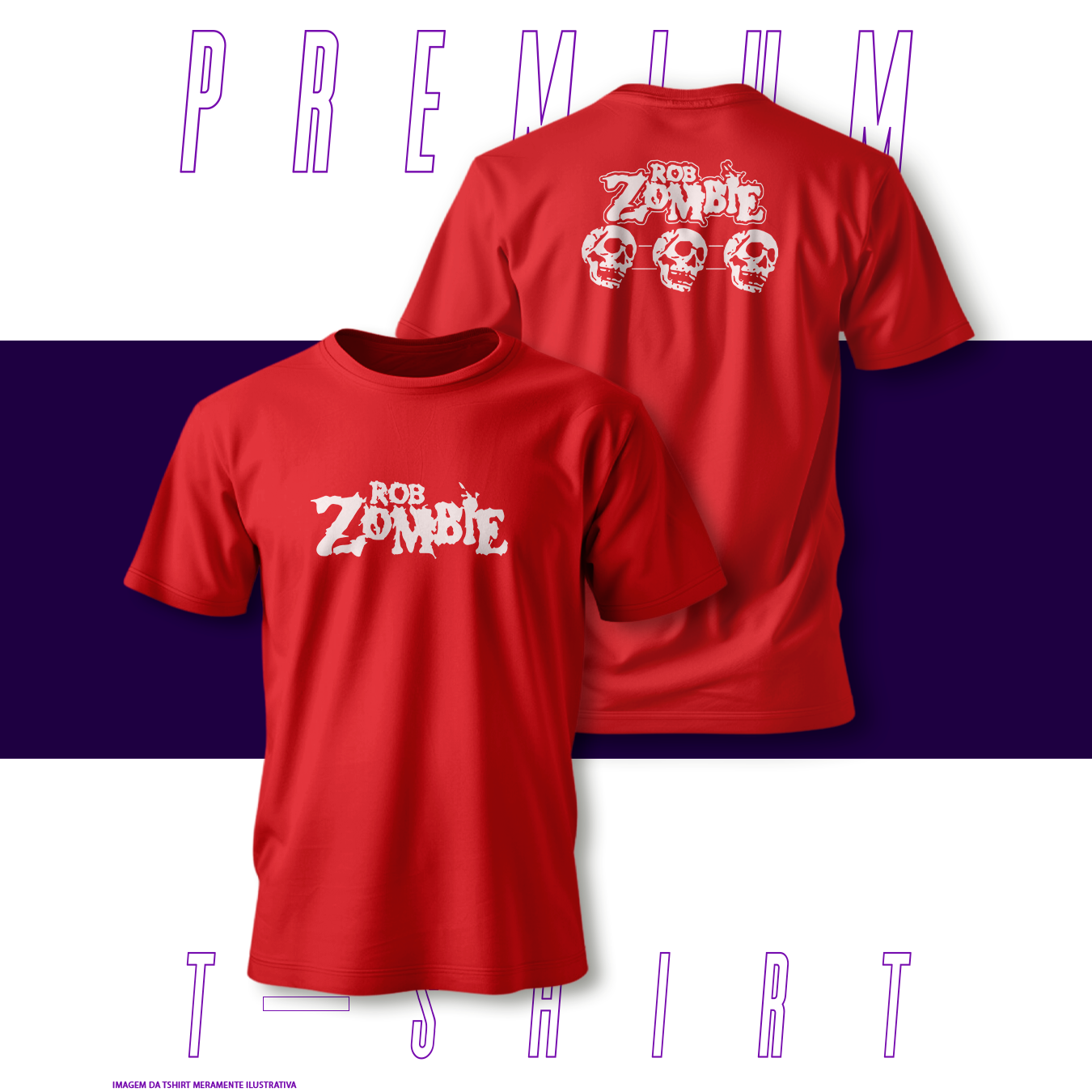 Camiseta Premium - Rob Zombie