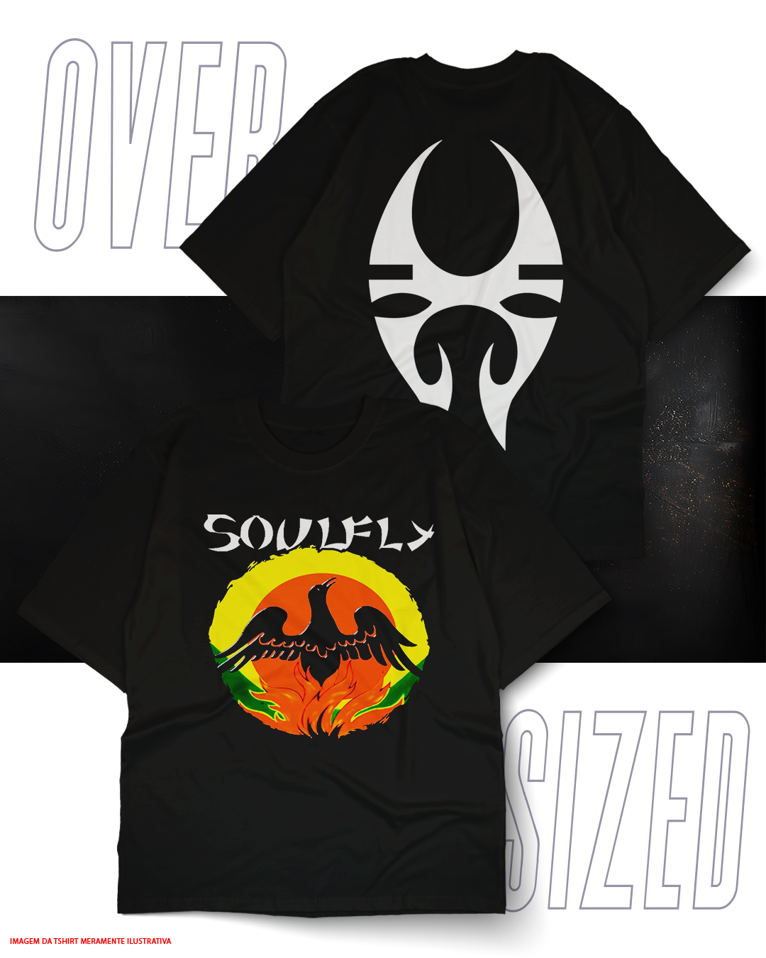Oversized Unissex - Soulfly