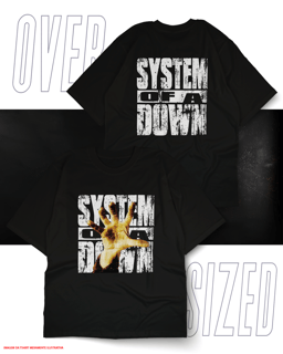 Oversized Unissex - System of a Down
