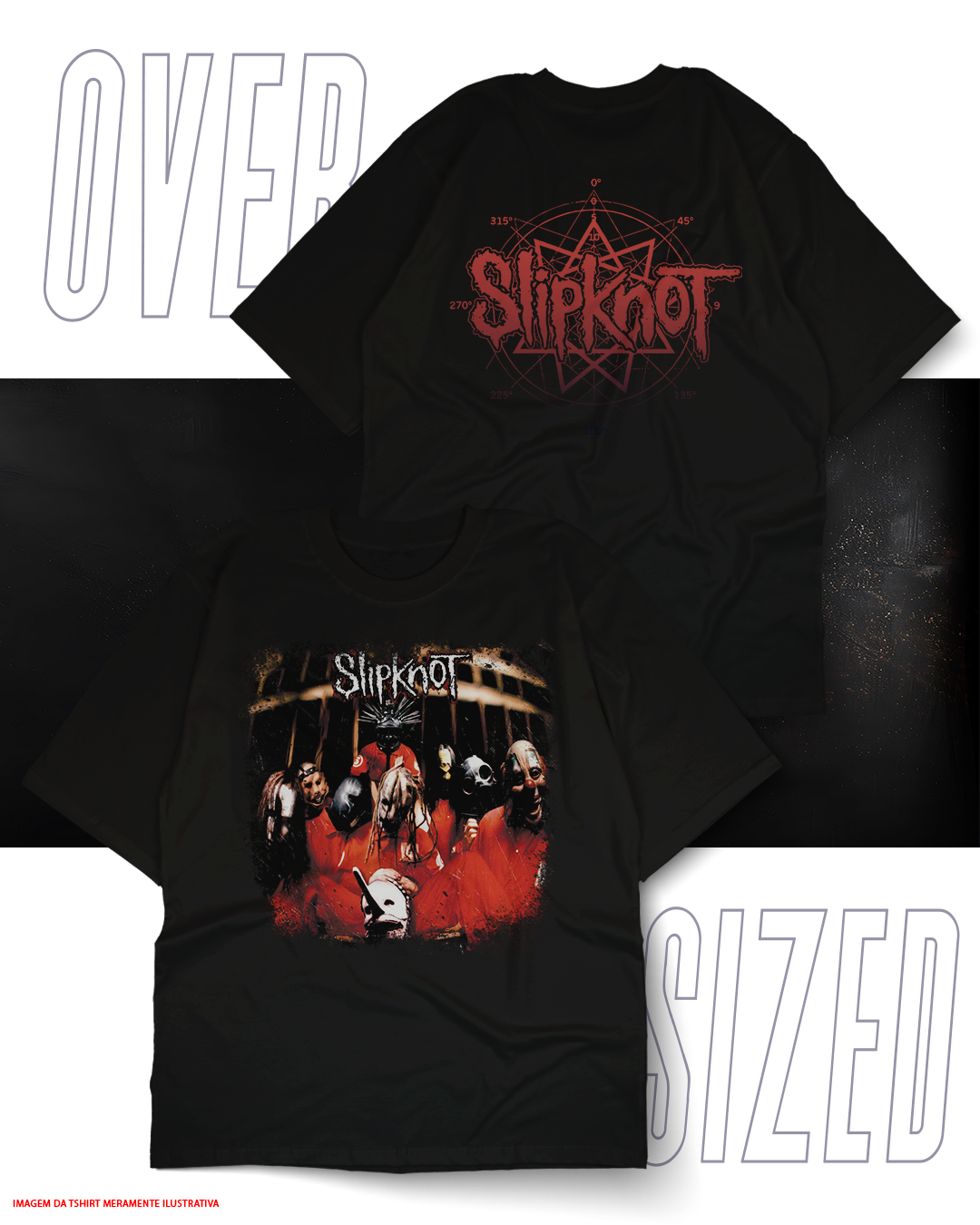 Oversized Unissex - Slipknot
