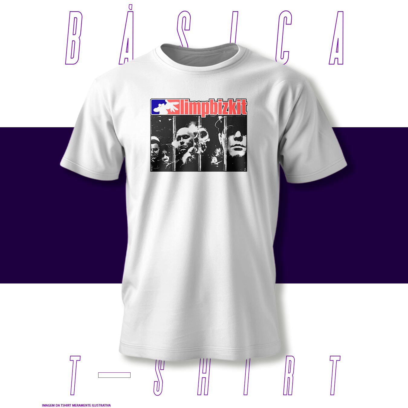 Camiseta Básica - Limpbizkit