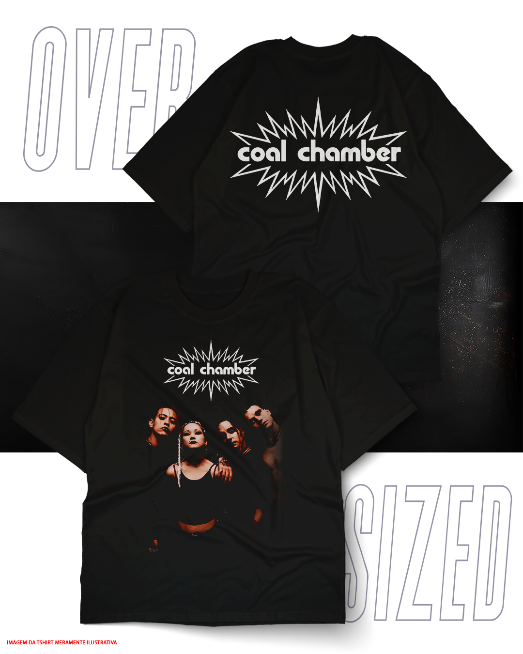 Oversized Unissex - Coal Chamber