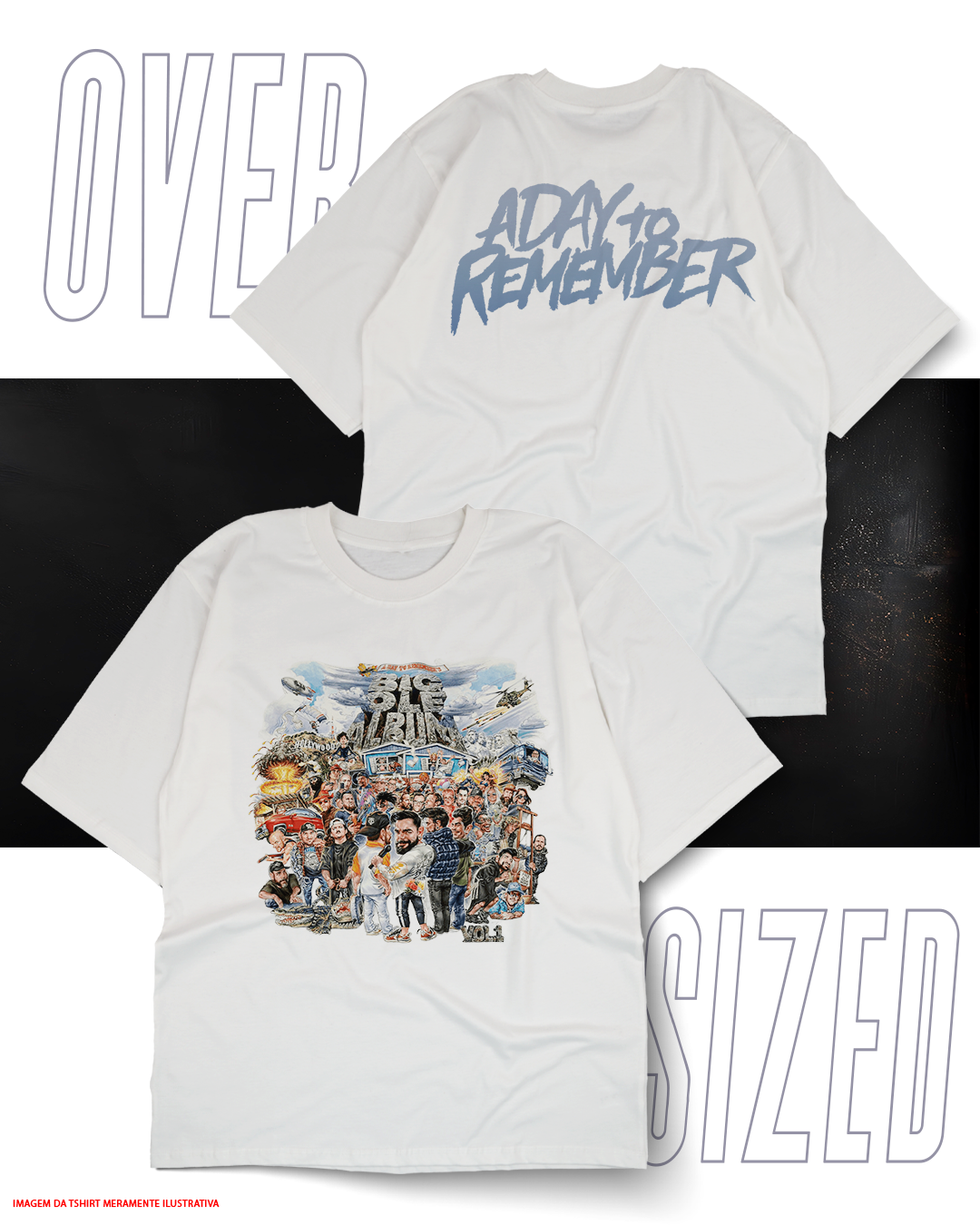 Oversized Unissex - A Day to Remember