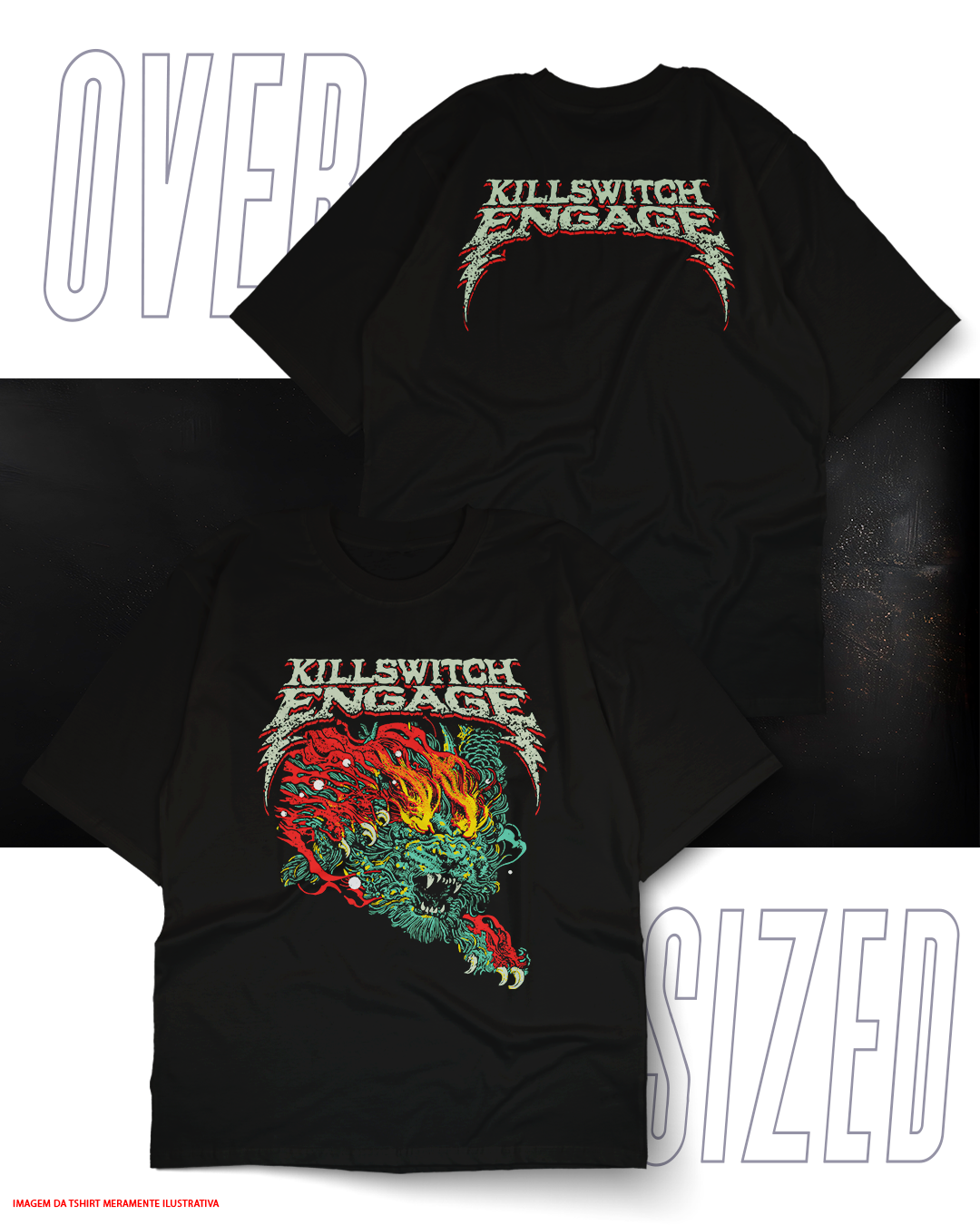 Oversized Unissex - Killswitch Engage