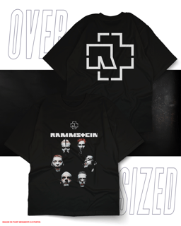 Oversized Unissex - Rammstein