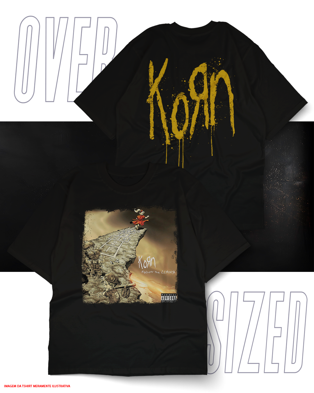 Oversized Unissex - Korn