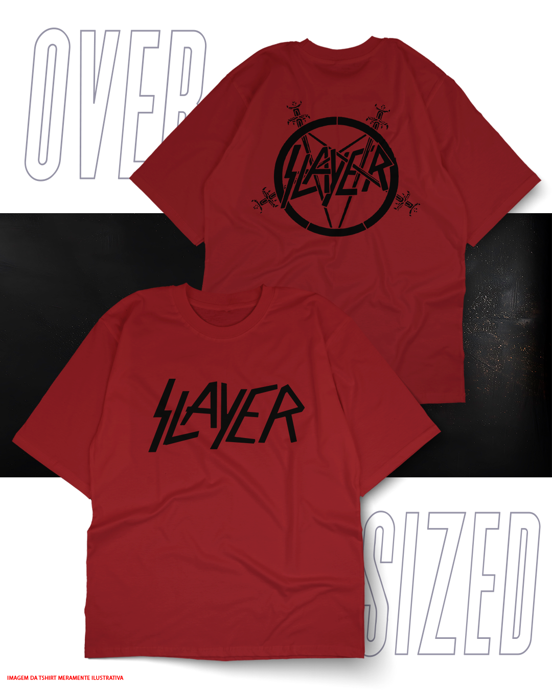 Oversized Unissex - Slayer