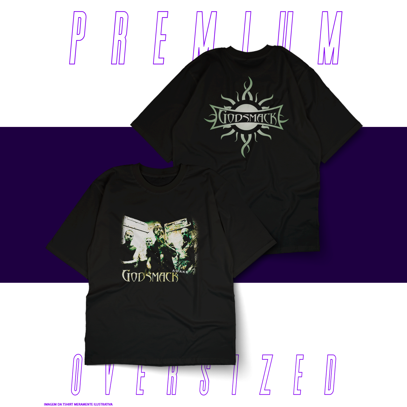 Oversized Unissex - Godsmack