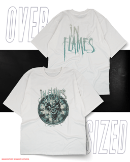 Oversized Unissex - In Flames