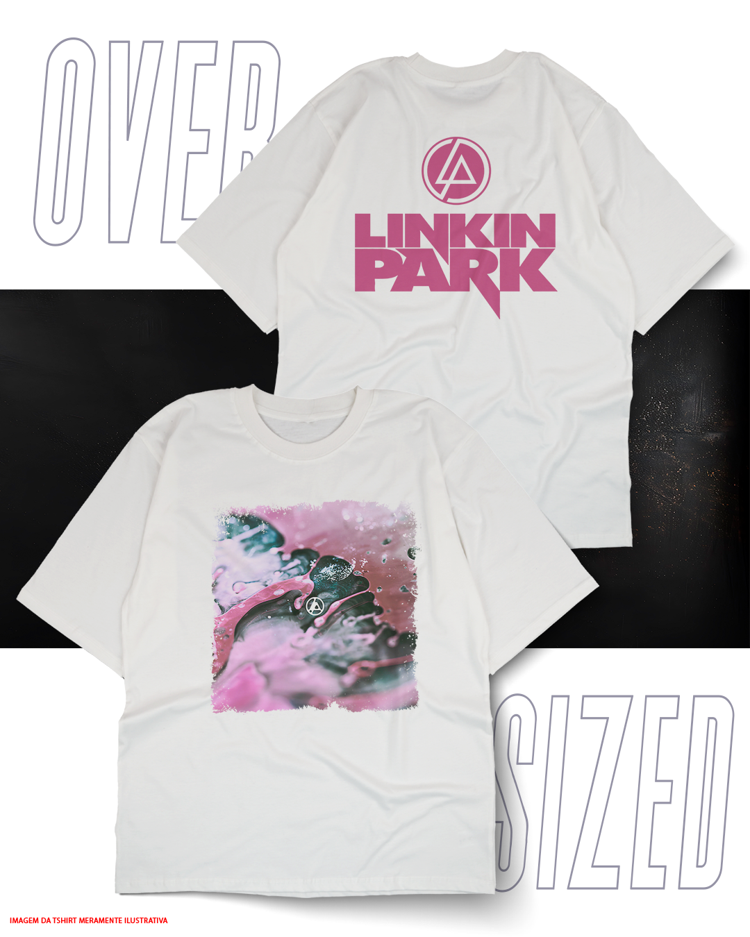 Oversized Unissex - Linkin Park