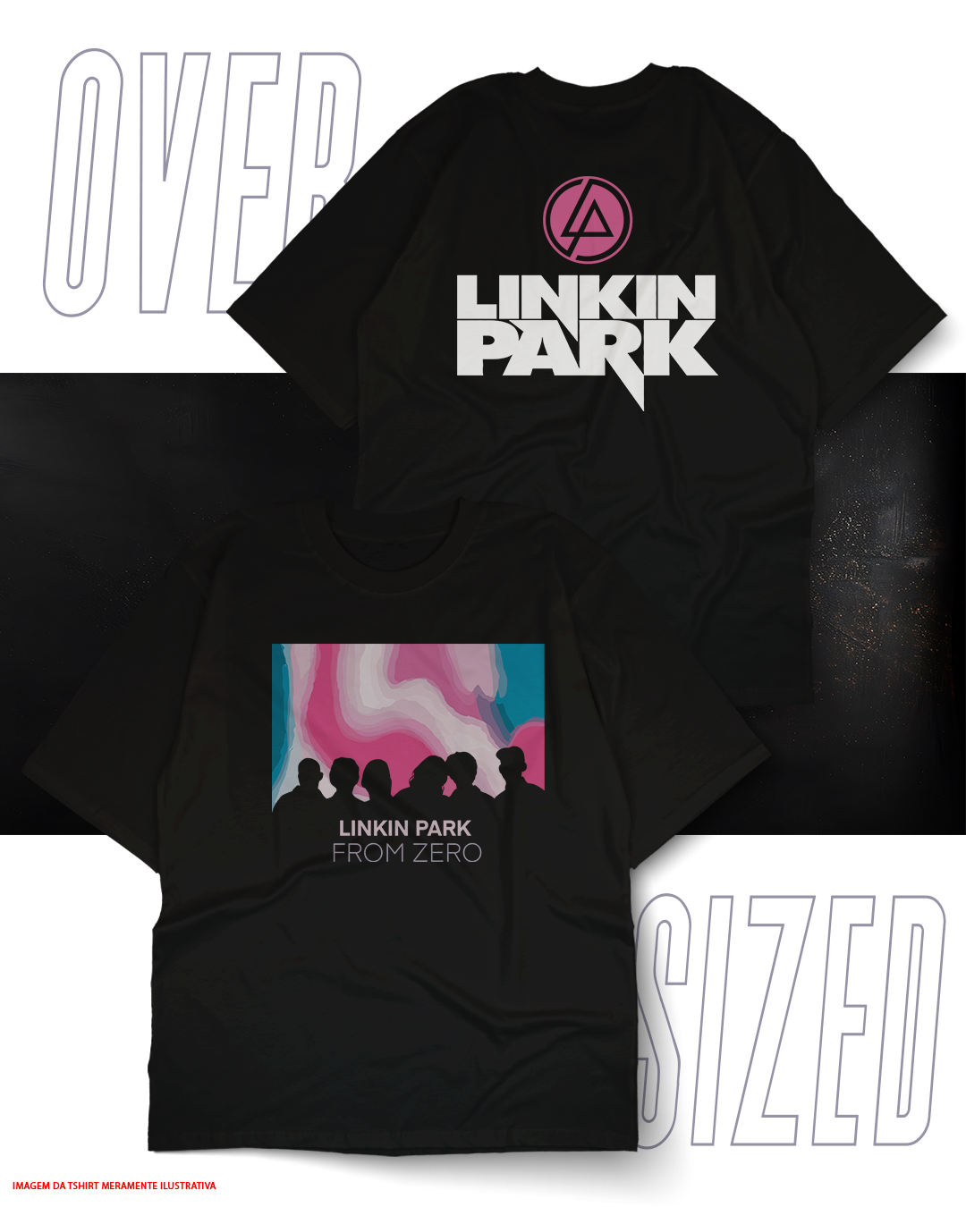 Oversized Unissex - Linkin Park