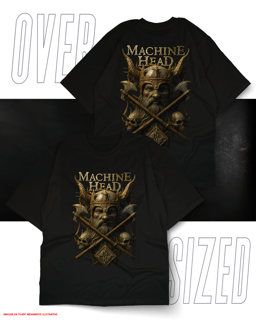 Oversized Unissex - Machine Head