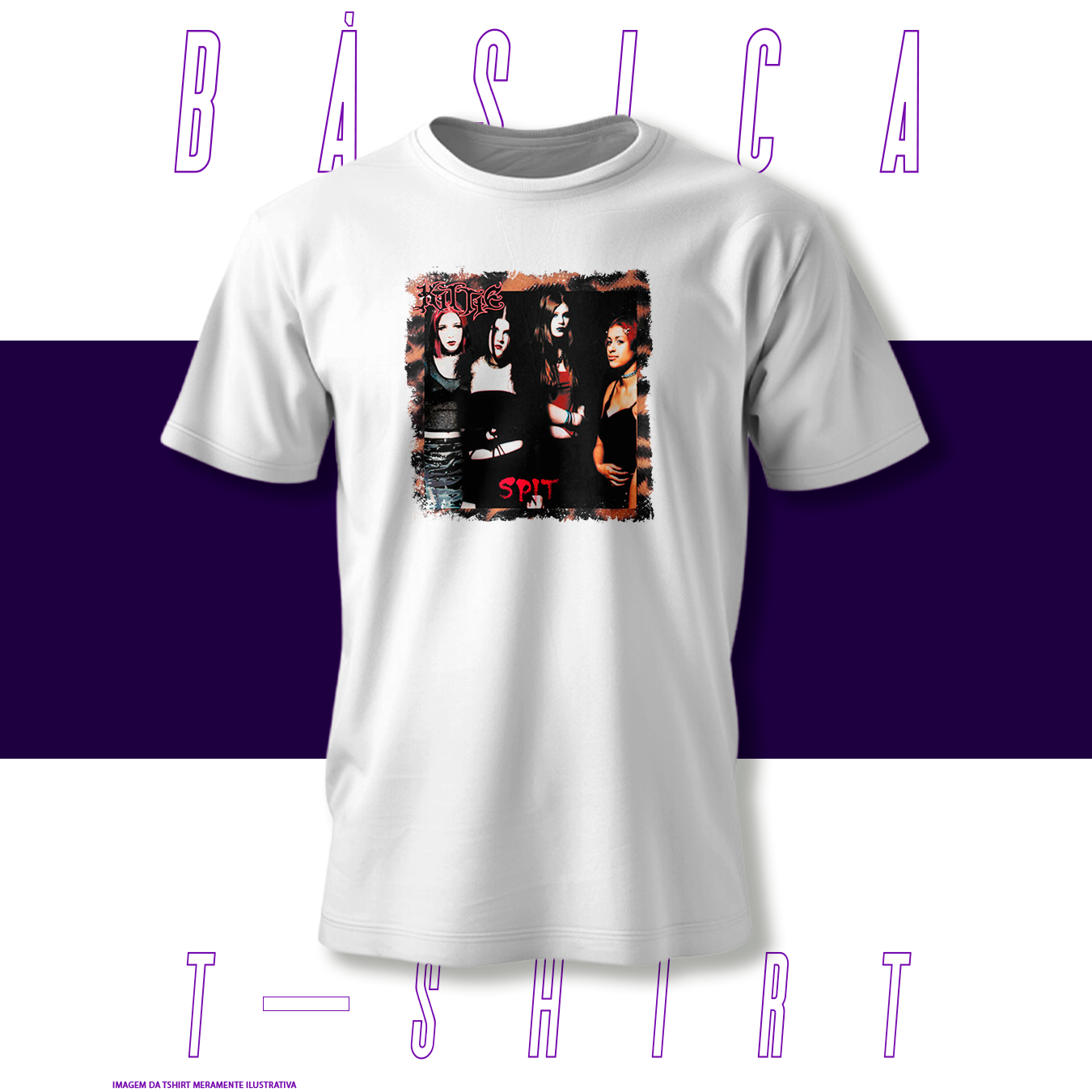 Camiseta Básica - Kittie