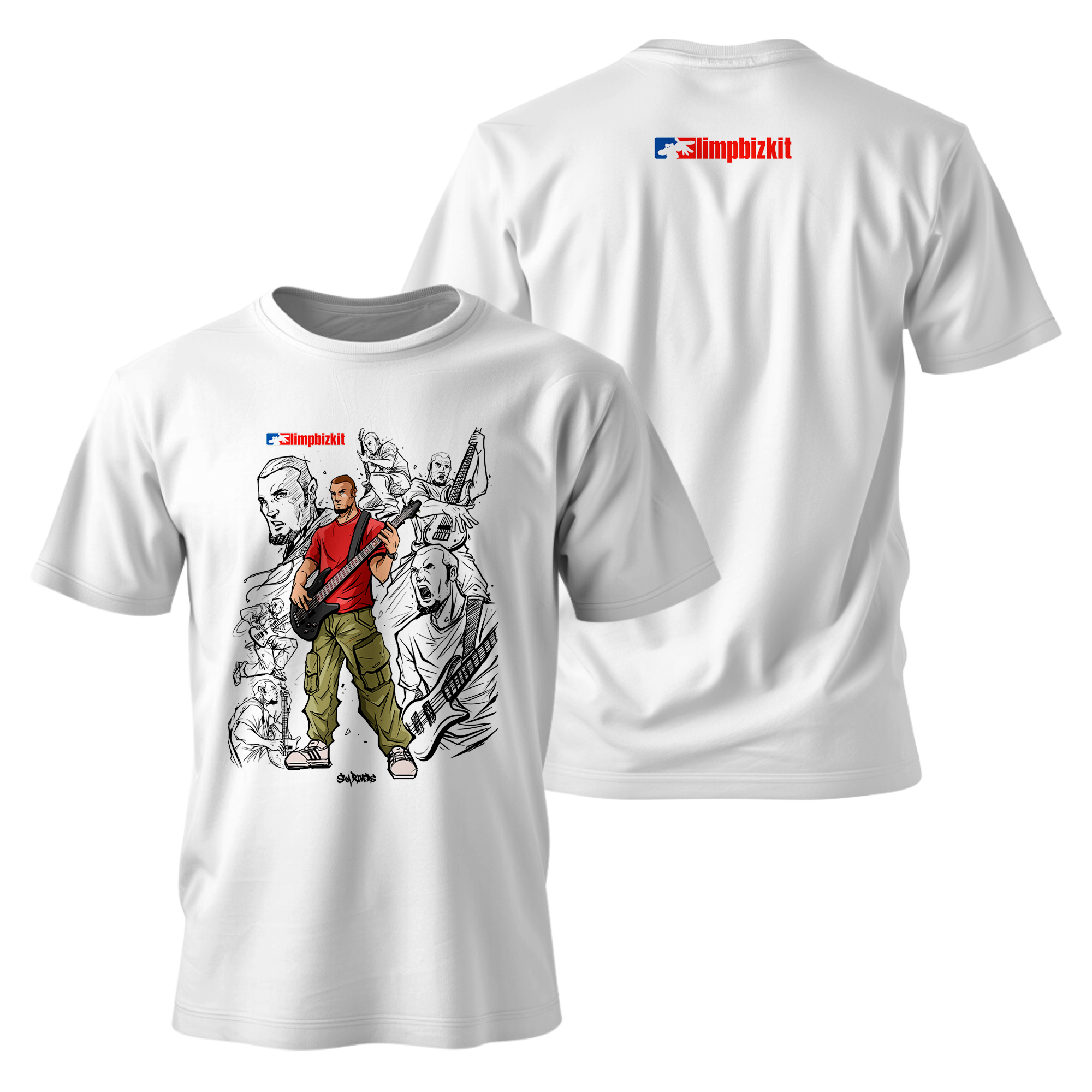 Camiseta Premium - Sam Rivers - Limpbizkit