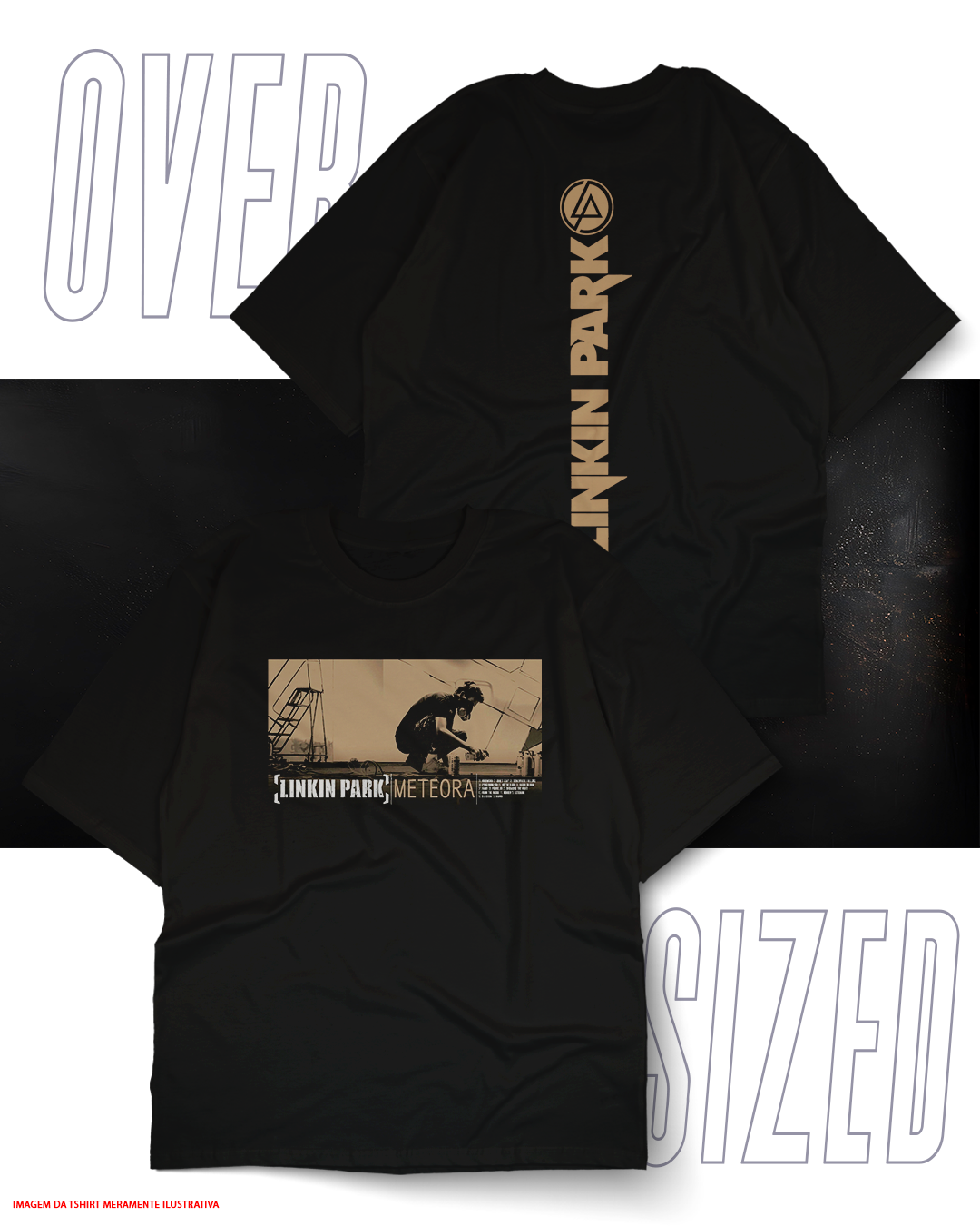 Oversized Unissex - Linkin Park