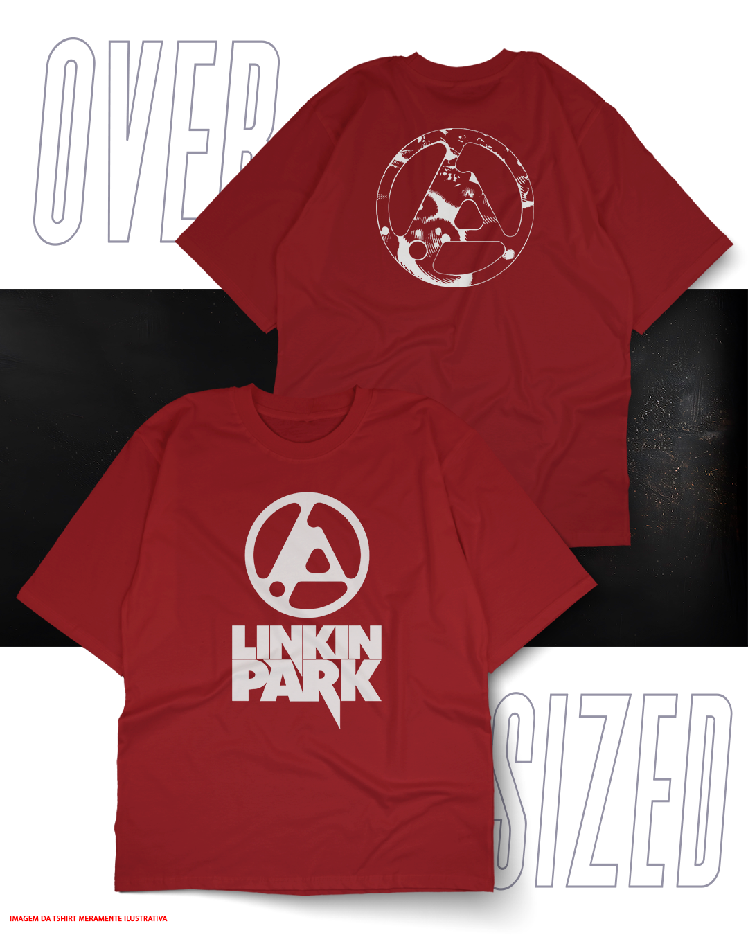 Oversized Unissex - Linkin Park 