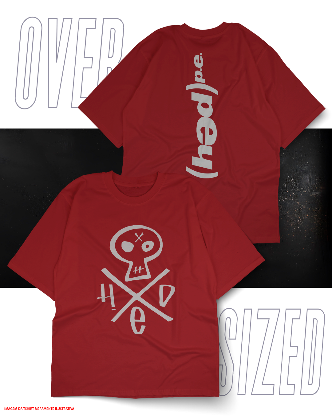  Oversized Unissex - Hed p.e.