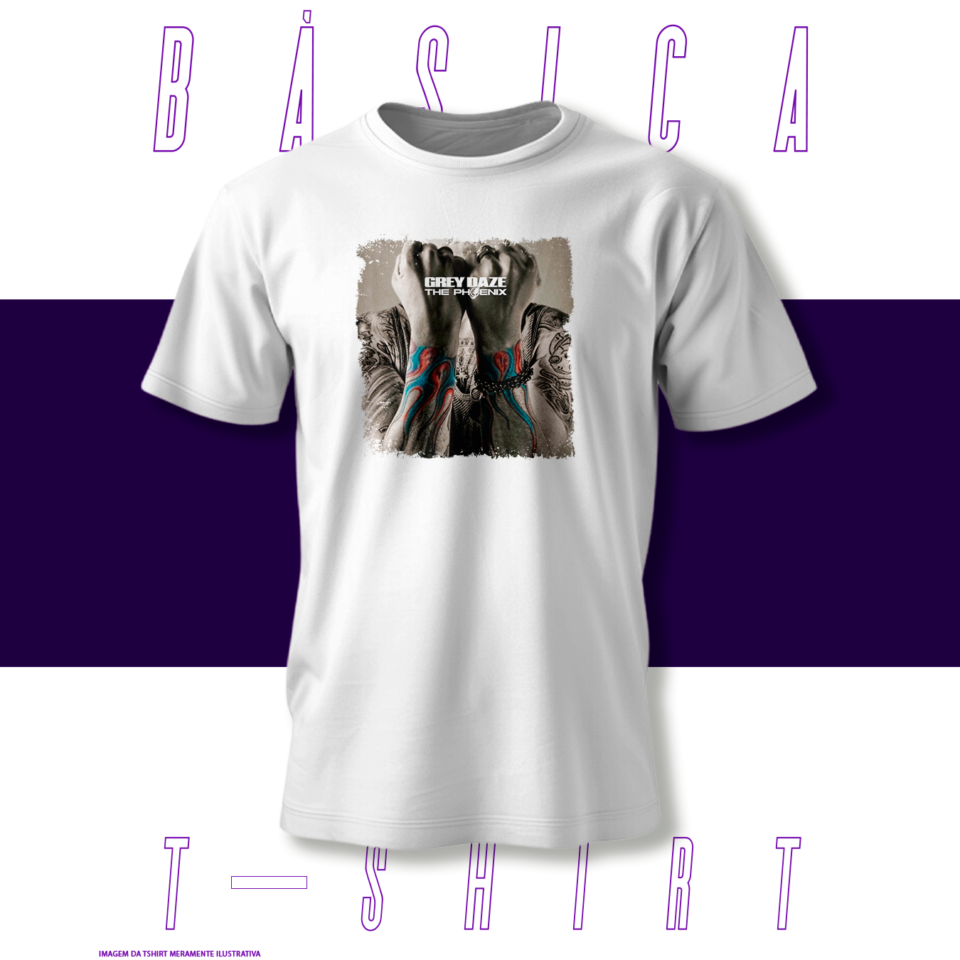 Camiseta Básica - Grey Daze