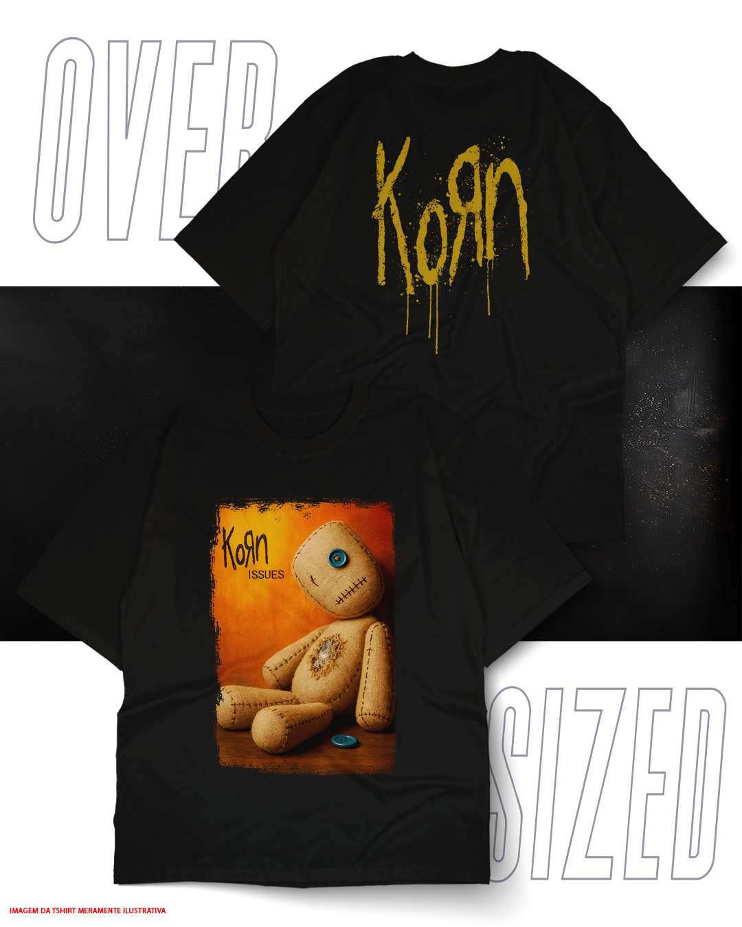 Oversized Unissex - Korn