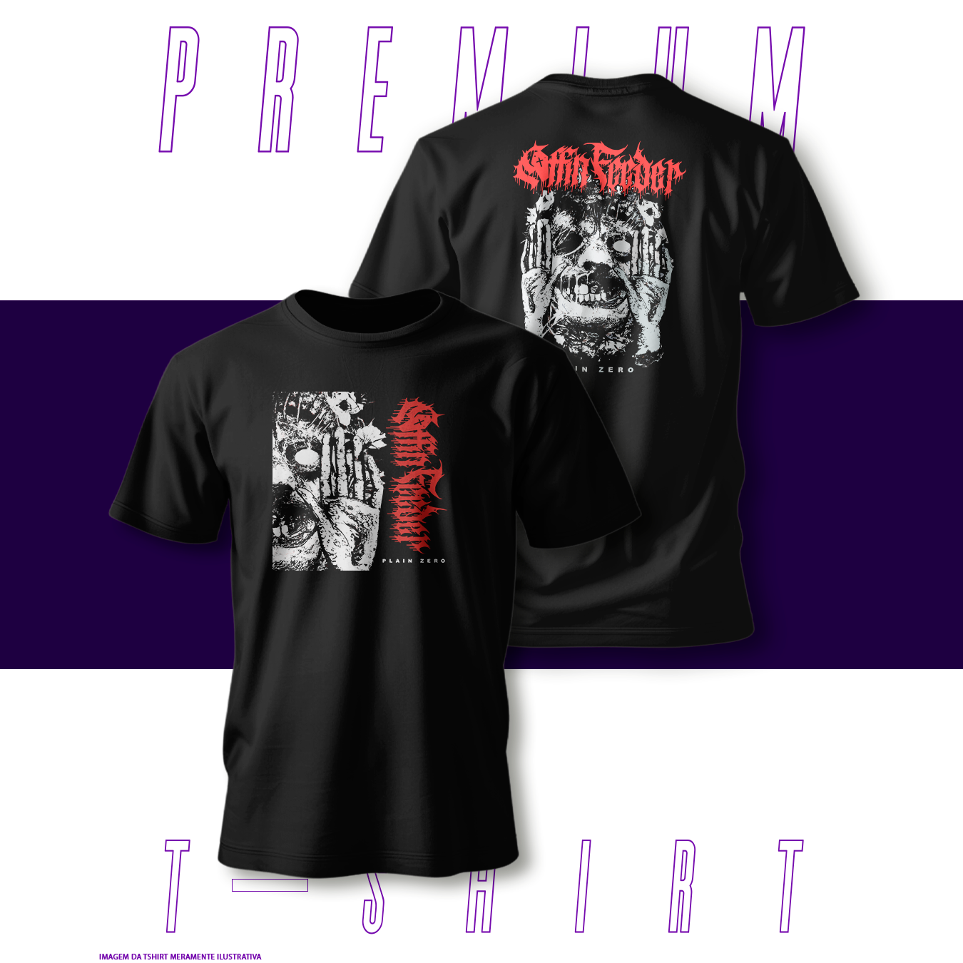 Nome do produto: Camiseta Premium - Coffin Feeder