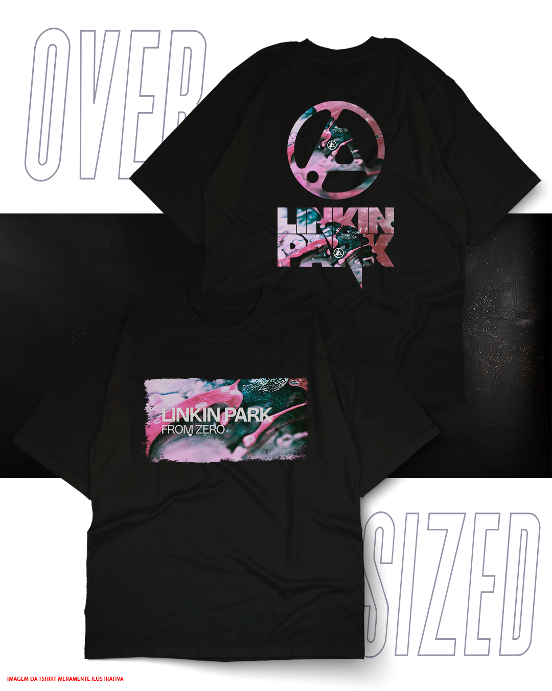 Oversized Unissex - Linkin Park 