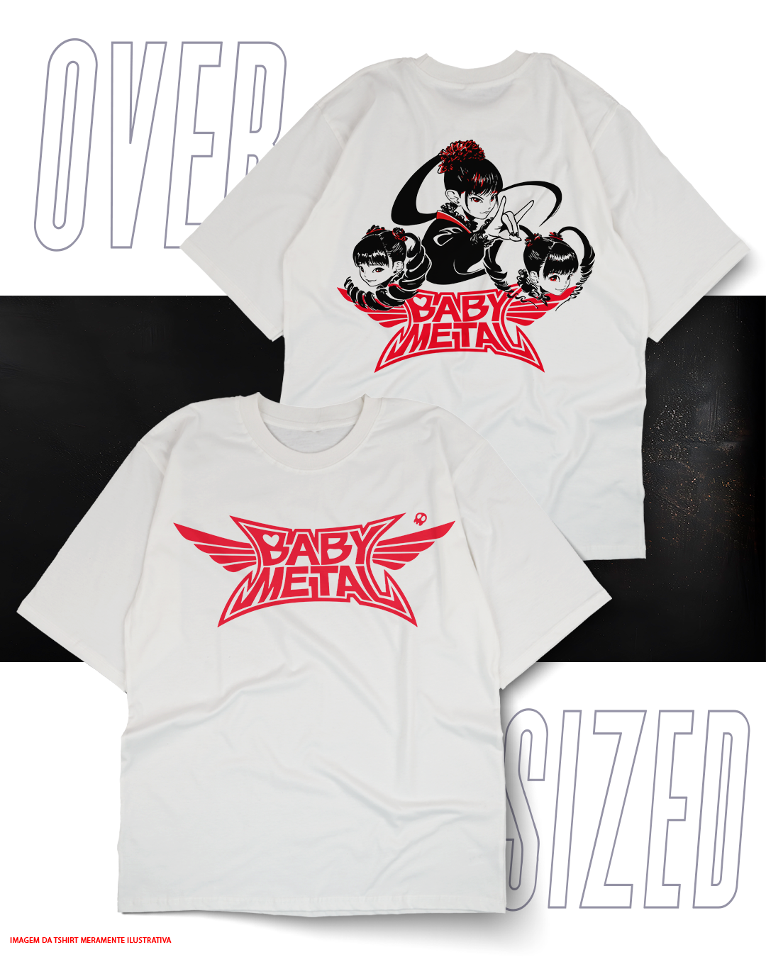 Oversized Unissex - Babymetal