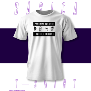Camiseta Básica - Parental Advisory - Mudvayne