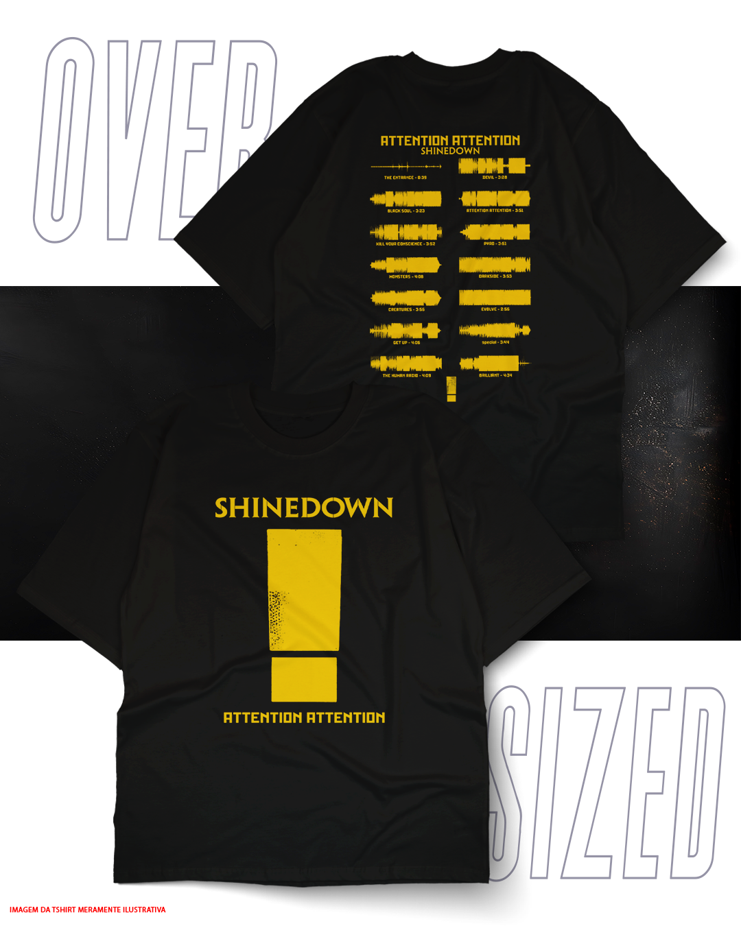 Oversized Unissex - Shinedown