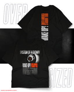 Oversized Unissex - System of a Down