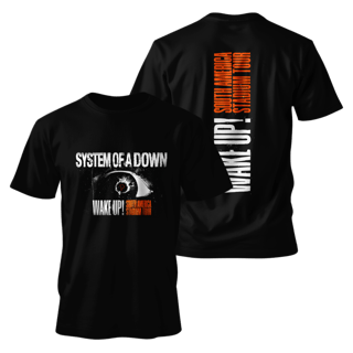 Camiseta Premium - System of a Down - WAKE UP! SOUTH AMERICA STADIUM TOUR