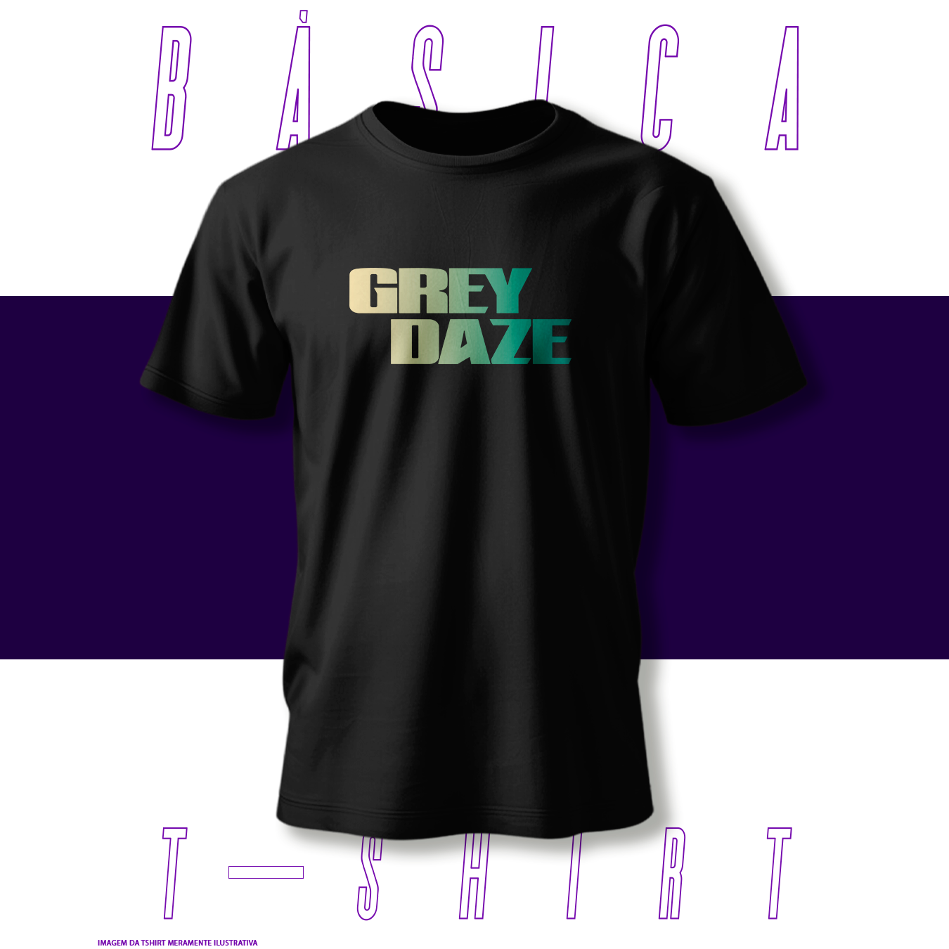 Camiseta Básica - Grey Daze