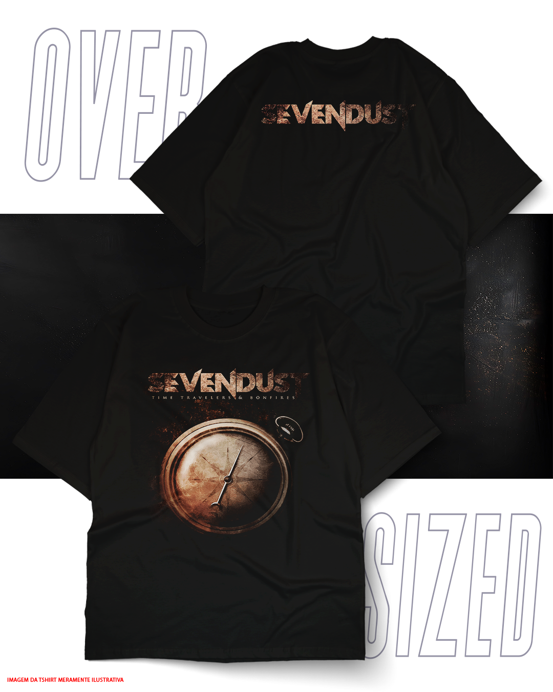 Oversized Unissex - Sevendust