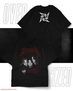 Oversized Unissex - Metallica