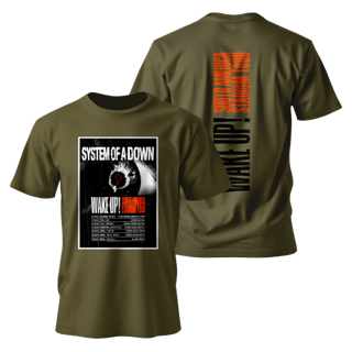 Camiseta Premium - System of a Down - WAKE UP! SOUTH AMERICA STADIUM TOUR