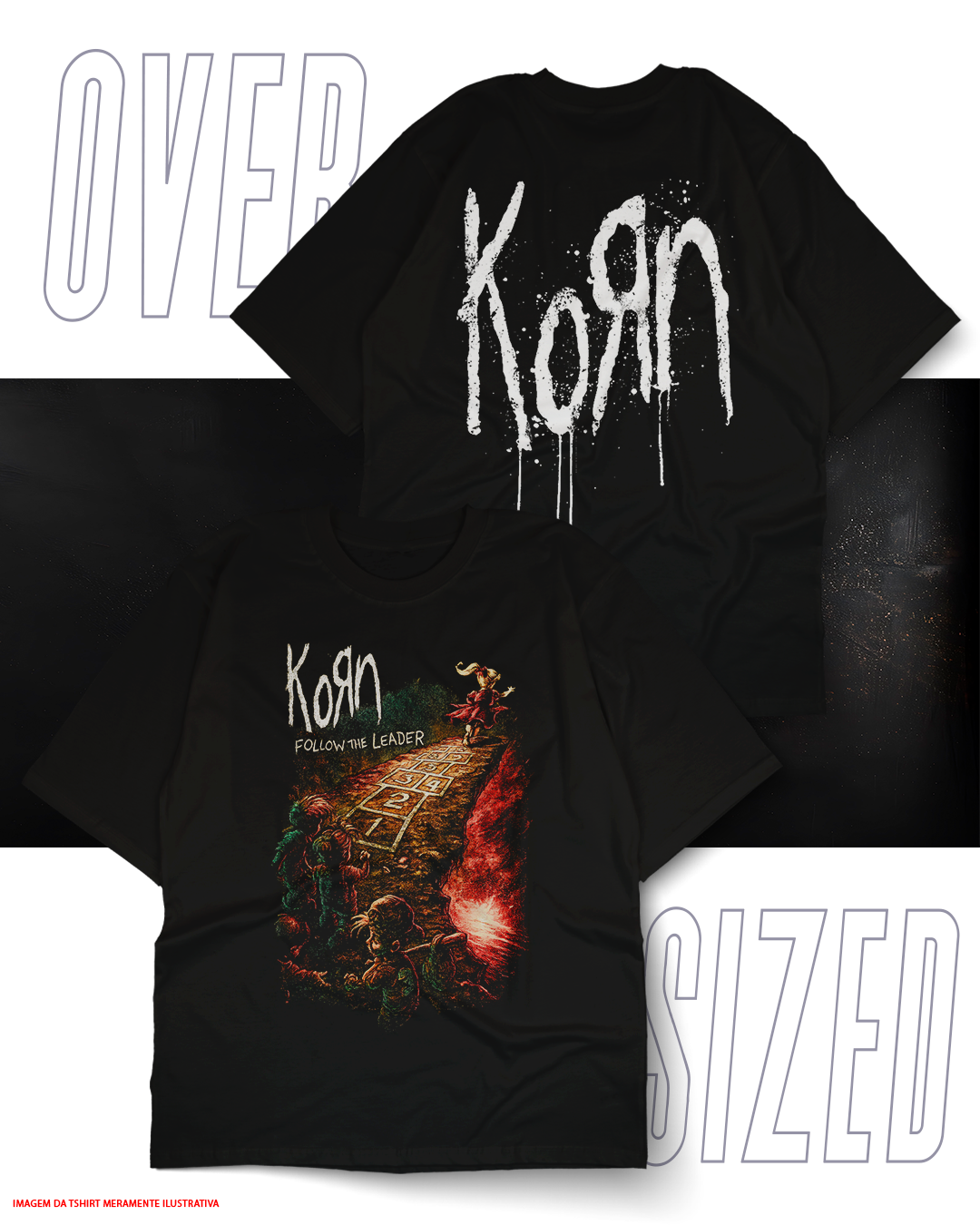 Oversized Unissex - Korn