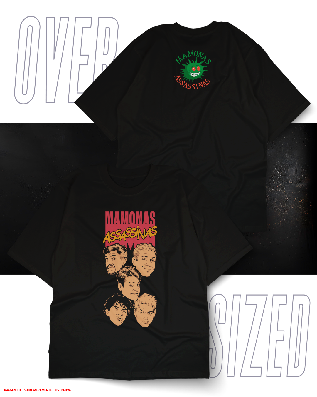 Oversized Unissex - Mamonas Assassinas