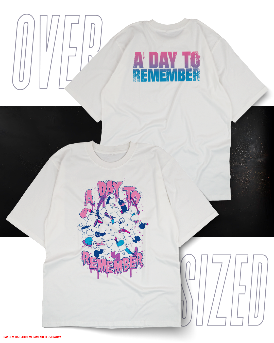 Oversized Unissex - A Day to Remember