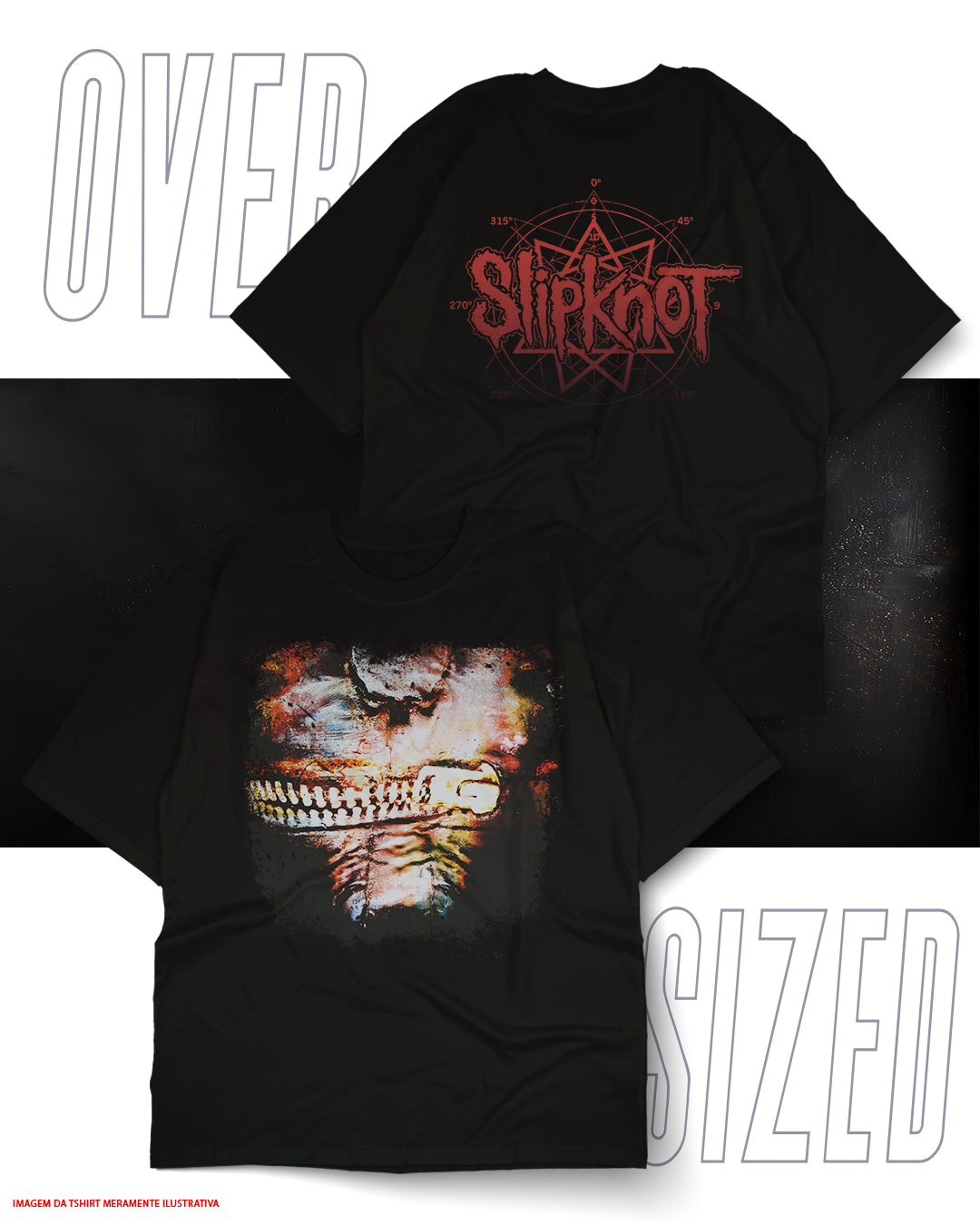 Oversized Unissex - Slipknot