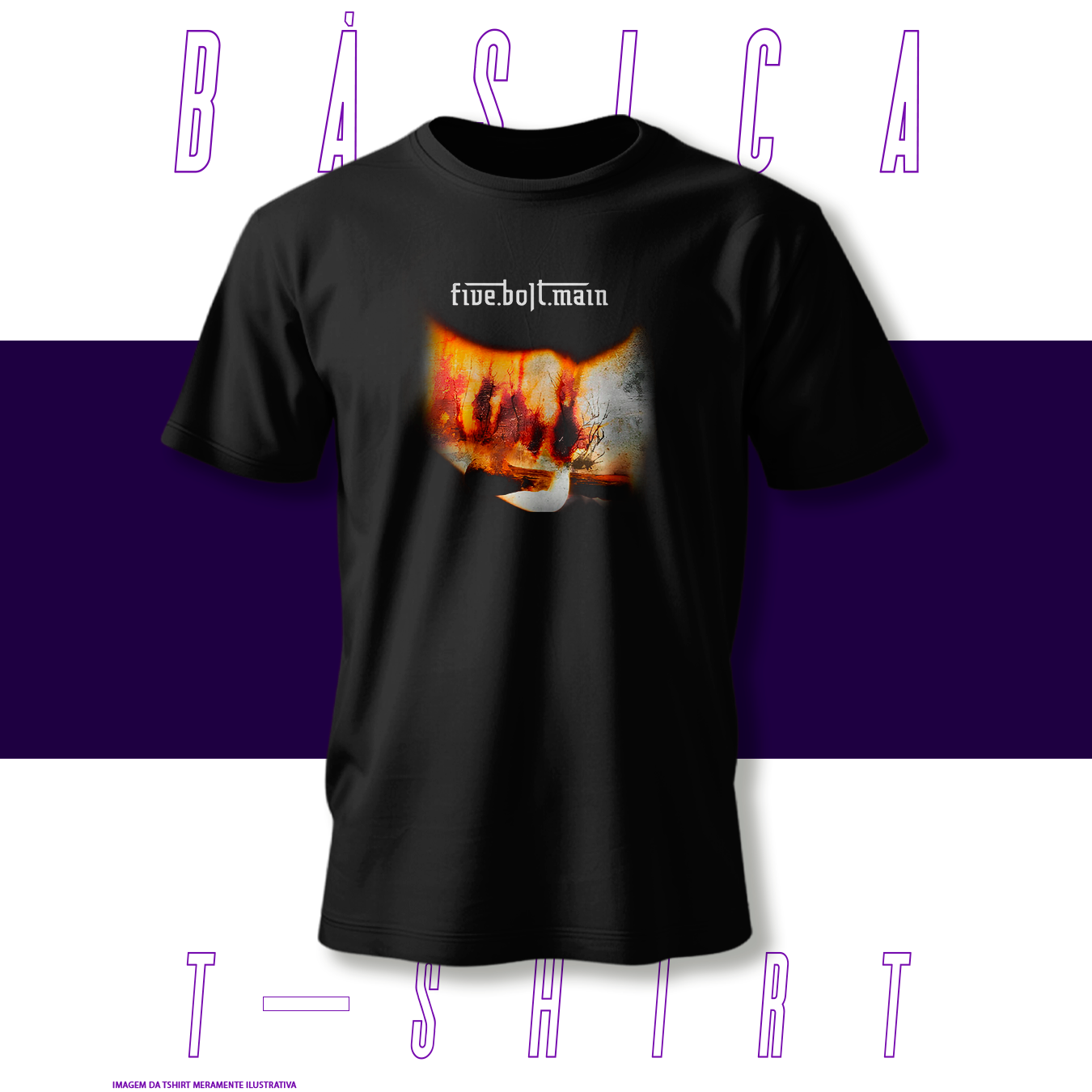 Camiseta Básica - FiveBoltMain