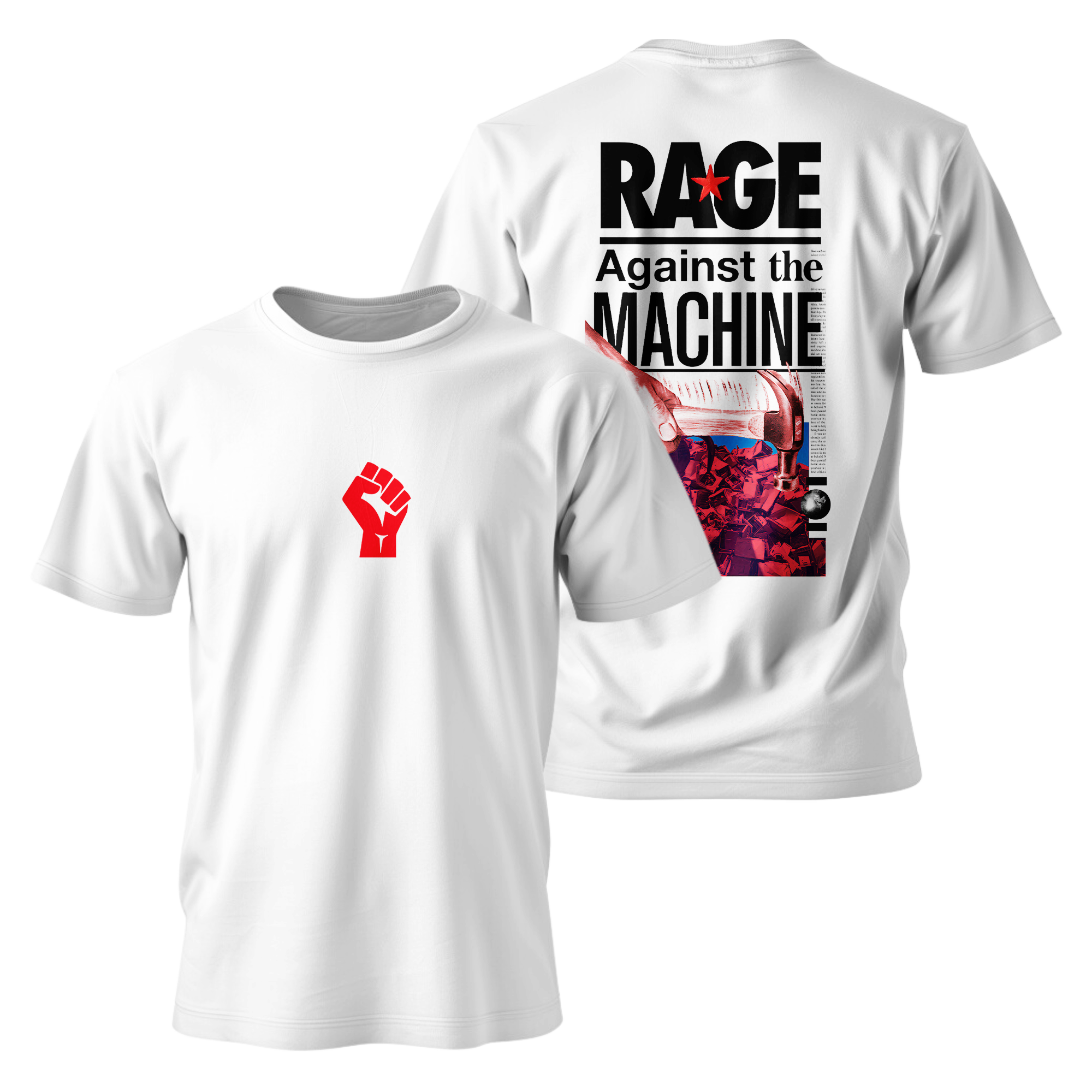 Camiseta Premium - Rage Against The Machine