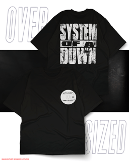 Oversized Unissex - System of a Down
