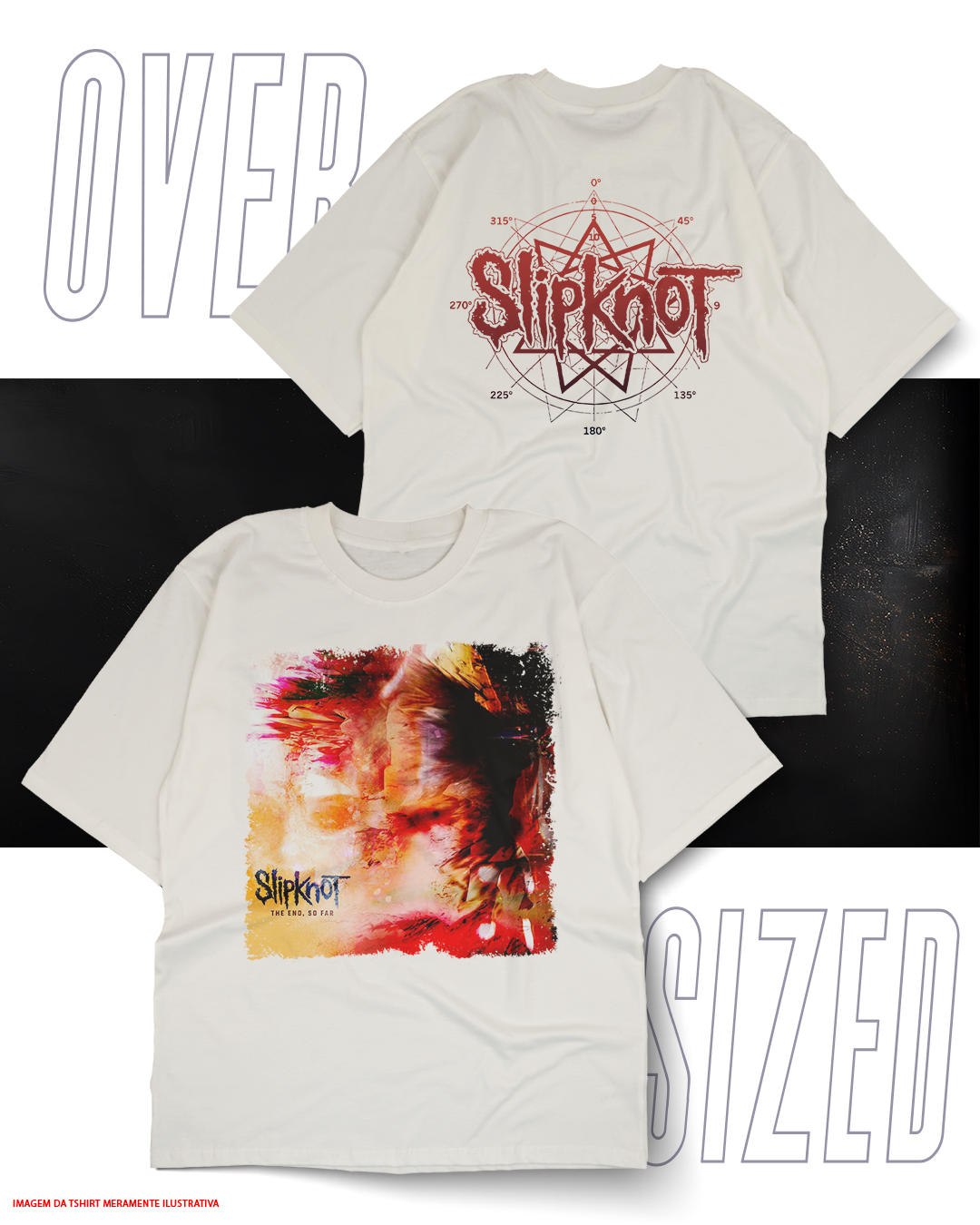 Oversized Unissex - Slipknot