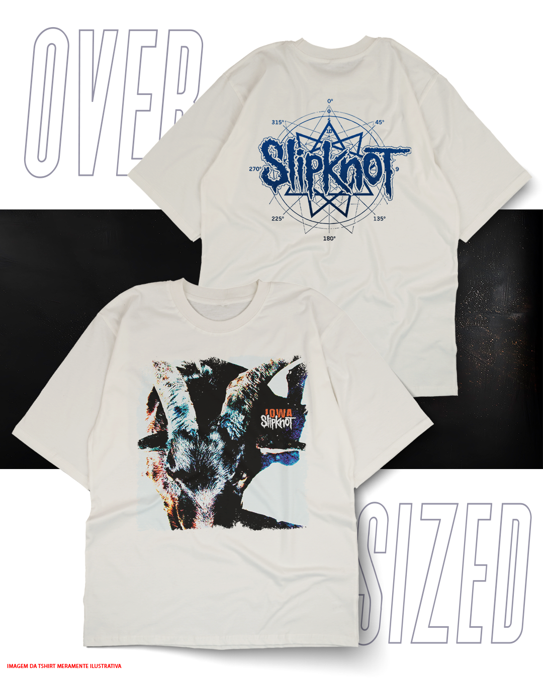 Oversized Unissex - Slipknot